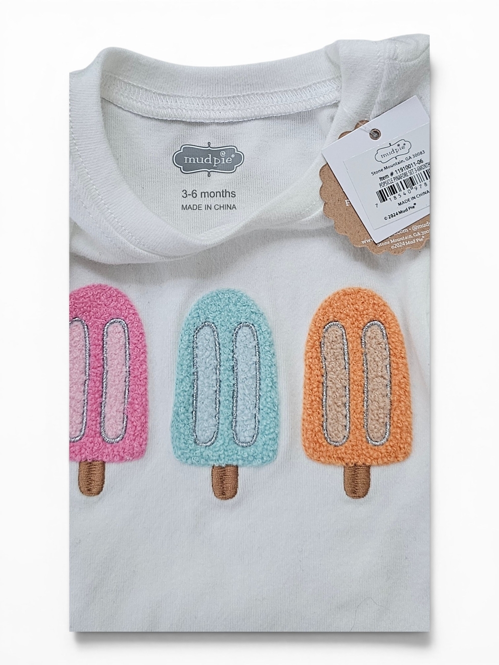 Mud Pie Popsicle Bloomer Set 3-6M - Picture 6 of 6